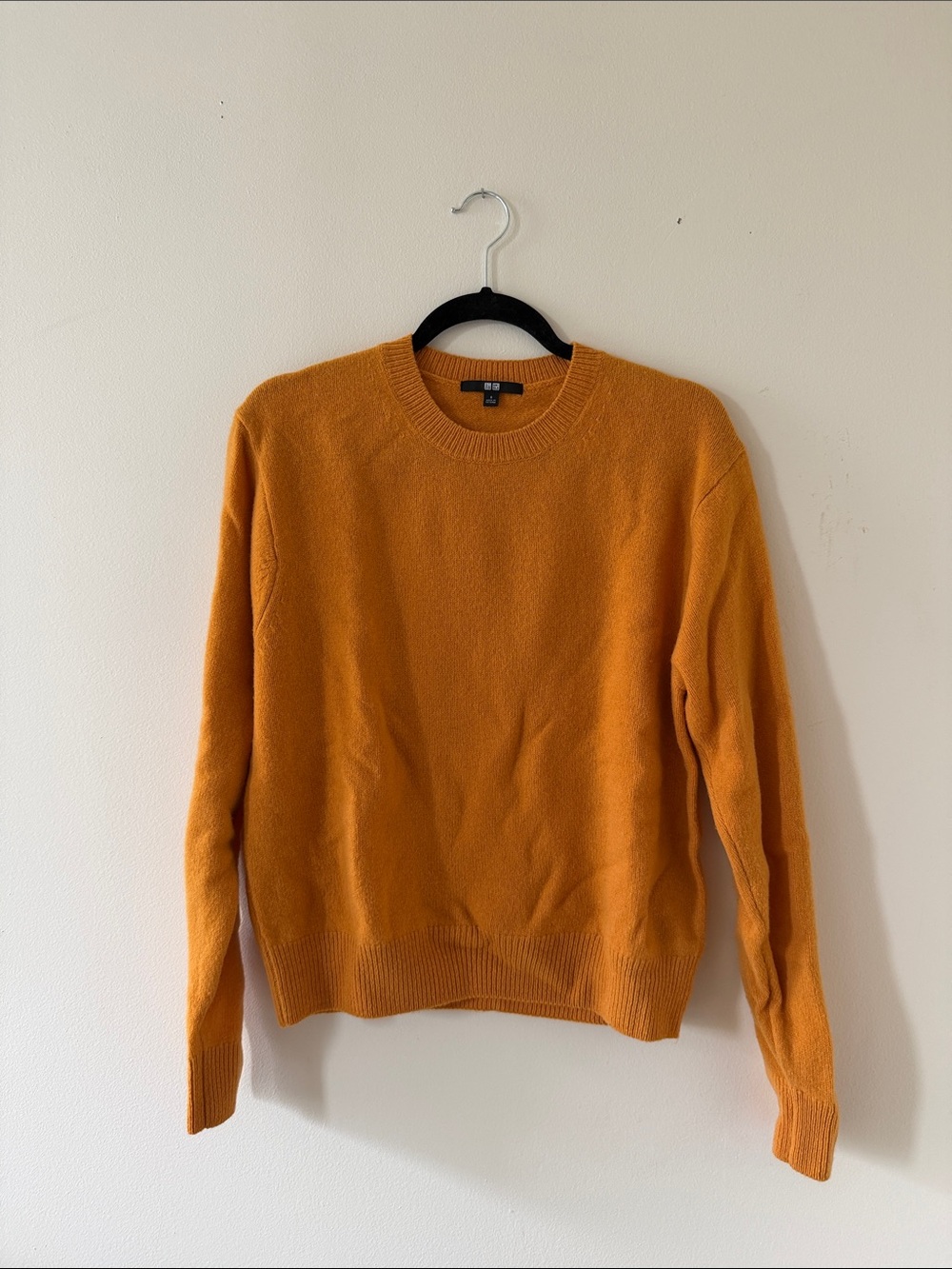 Men's Uniqlo Crewneck Sweater - Orange